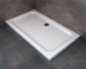 Piatto Doccia Rettangolare H5cm in ABS Rinforzato Bianco 70x90 cm