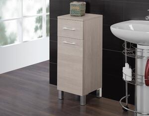 Mobile da Bagno Base Singola 33Cm Rovere Chiaro