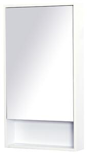 Specchio Armadietto da Bagno Pensile Bianco 50x90x12 cm