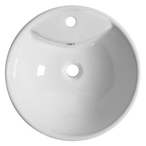 Lavabo da Appoggio 45,5x46x18 cm in Ceramica Bianco