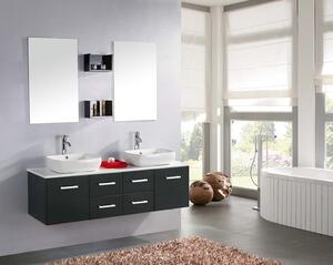 Mobile Bagno Sospeso 150 cm Prince Carnelli Nero