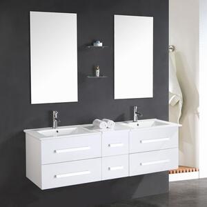 Mobile Bagno Sospeso 150 cm White Rome Carnelli Bianco