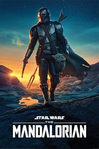 Posters, Stampe Star Wars The Mandalorian - Nightfall