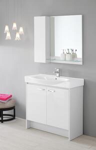 Mobile da Bagno Composizione Bagno 90Cm Laccato Bianco Special 90