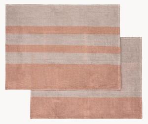 Set di 2 strofinacci in cotone organico Gano