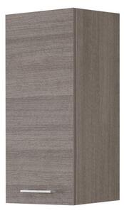Mobile da Bagno Pensile Singolo 33Cm Rovere Scuro