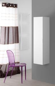 Mobile da Bagno Pensile in Mdf Laccato Bianco 120X30X30 Cm
