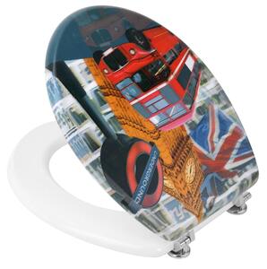 Copriwater in Mdf 3D Disegno London