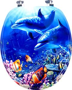 Copriwater Universale 5,5x45x38 cm in MDF Delfino