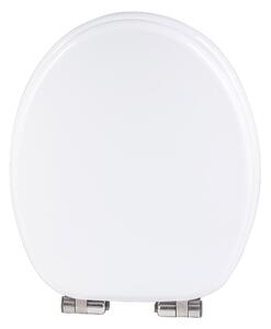 Copriwater Universale 5,5x45x38 cm in MDF con Chiusura Soft Bianco