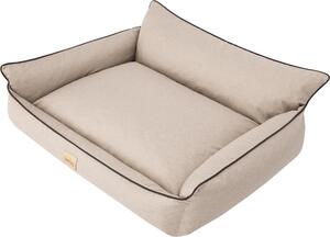 Letto ortopedico per cani JOKER letto per cani divano letto cestino materasso letto per animali XXL 106x80 cm beige sembra lino
