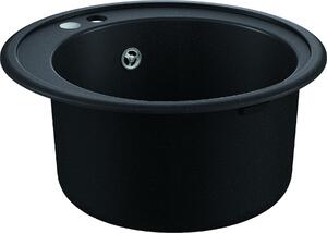 GROHE GROHE lavello composito K200 31656 1 vasca rotonda diametro 510 mm granito nero