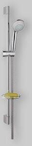 Set Saliscendi Doccia Crometta 85 Con Portasapone Cromata 2 Getti