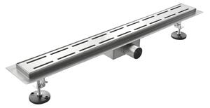 Canalina di Scarico in Acciaio Inox a Pavimento Tratto 60x7 cm