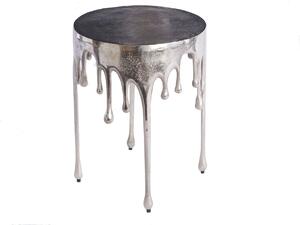 Tavolino da 50 cm, argento, design moderno, per il soggiorno. ACQUISTA ORA