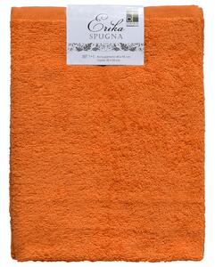 Set Spugna Asciugamani Ospite + Salvietta Arancio