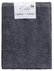 Set Spugna Asciugamani Ospite + Salvietta Grigio Scuro