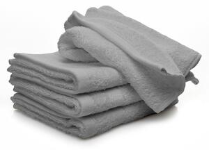 Set Spugna Asciugamani Ospite + Salvietta Grigio