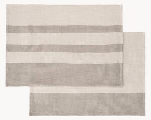 Set di 2 strofinacci in cotone organico Gano