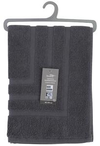 Tappeto Scendidoccia 46x65 cm in Spugna di Cotone Grigio Feridras