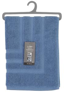 Tappeto Scendidoccia 46x65 cm in Spugna di Cotone Azzurro Feridras