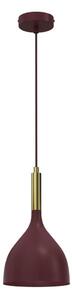 Lampada a sospensione su cavo NOAK 1xE27/15W/230V bordeaux