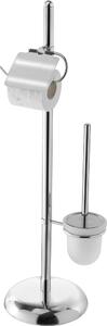 Piantana Porta Scopino Laterale e Porta Rotolo Altezza 81,70Cm