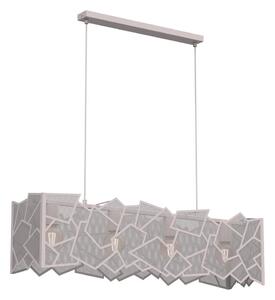Lampadario a sospensione su cavo CAMO 4xE27/15W/230V beige