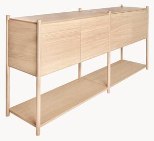 Credenza bassa in legno di quercia Sceene