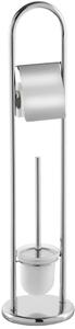 Piantana Porta Scopino e Porta Rotolo Altezza 81,70Cm