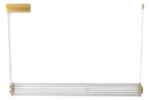 Zuma Line 1232 - Lampadario LED dimmerabile a sospensione con cavo COMO LED/39W/230V 2700-6500K dorato + telecomando