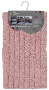 Tappeto Bagno in Cotone con Antiscivolo Rosa Feridras Line 50x80 cm