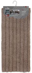 Tappeto Bagno in Cotone con Antiscivolo Tortora Feridras Line 50x80 cm