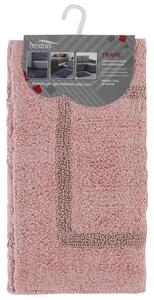 Tappeto Bagno in Cotone con Antiscivolo Rosa Feridras Frame 50x80 cm