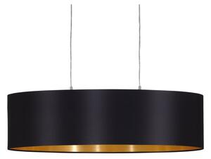 Eglo 55266 - Lampadario a sospensione con filo MASERLO 2xE27/60W/230V nero