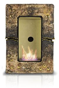 Camino Bioetanolo da Parete in Ceramica 40x60 cm Ferazzoli Wall Marrone