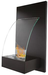 Camino a Bioetanolo da Parete 60x40 cm Karlsen Soave Nero
