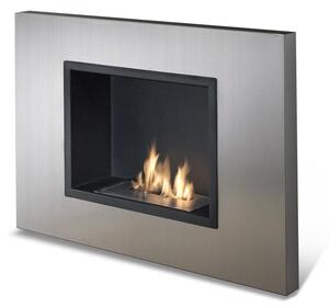 Camino a Bioetanolo da Parete 78x17x54 cm Grigio