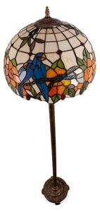 Brilagi - Lampada da terra in vetro Tiffany JUNGLE 2xE27/60W/230V