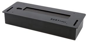 Bruciatore a Bioetanolo per Camini 1L 42,9x15,7 cm Ruby Fires Ceramic Burner 4114LB Nero