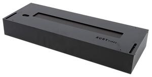 Bruciatore a Bioetanolo per Camini 2L 57,6x20 cm Ruby Fires Ceramic Burner 5820B Nero