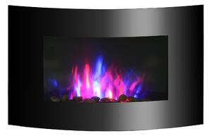 Camino Elettrico da Incasso 88.5x56 cm 1000/2000W con Vetro