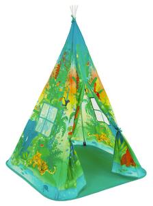 Tenda Casetta per Bambini Triangolare Fun 2 Give Giungla Verde