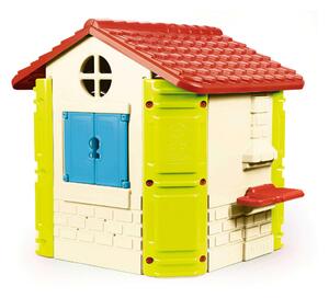 Casetta Gioco per Bambini 131x110x121 h cm in Plastica Multicolor