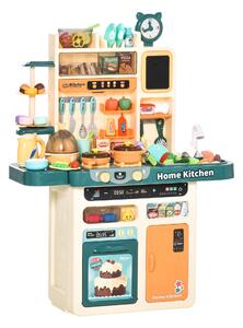 Cucina Giocattolo per Bambini 70x32x92,2cm in Polipropilene Beige e Verde