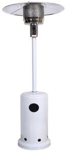 Stufa da Esterno Fungo a Gas Gpl 13 kW Patio Lux Bianca