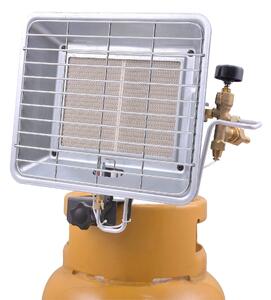 Stufa Riscaldatore a Gas Gpl su Bombola da Interno 3,5 kW Qlima BGHX145 Silver