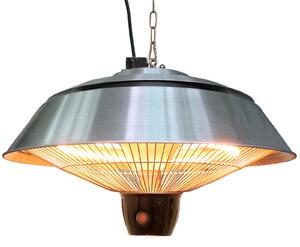 Stufa da Esterno Lampada Riscaldante Elettrica a Sospensione 1500W con Telecomando