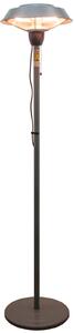 Stufa da Esterno Fungo Riscaldante Elettrico 1500W Impermeabile in Alluminio 200 cm