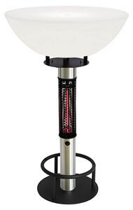 Stufa Elettrica Tavolo Riscaldante da Esterno 1500W con Luce LED Kraus Rea